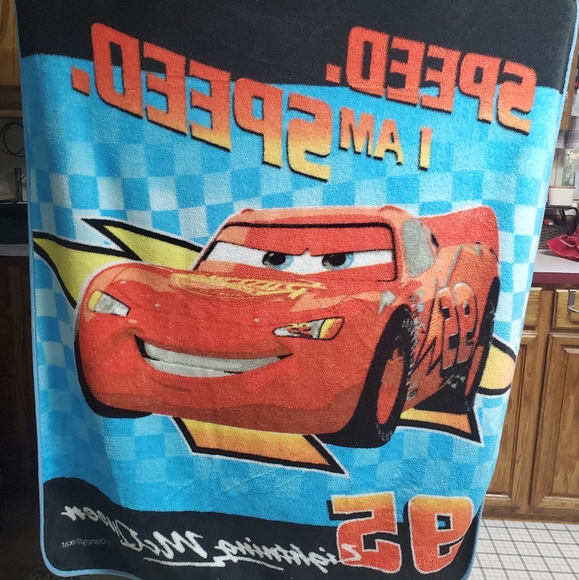 CARS LIGHTENING MCQUEEN fleece blanket - Picture 2 of 2